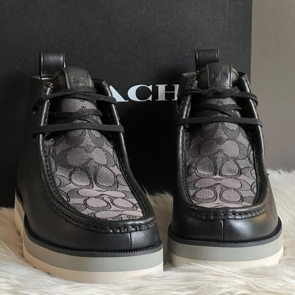 CC835 - Coach Chukka Boot in Signature Jacquard